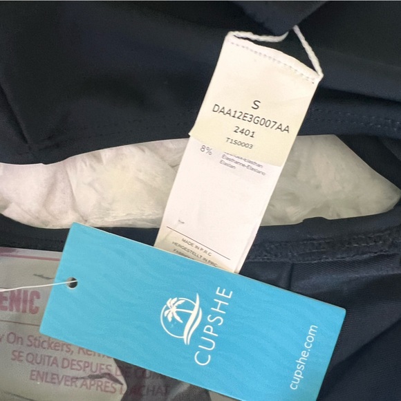 NWT Women's Shirred Strappy Cutout One Piece Swimsuit SIZE SMALL - Picture 13 of 16